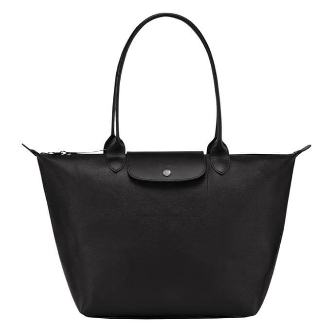 Longchamp Le Pliage City Black Shoulder Bag L
